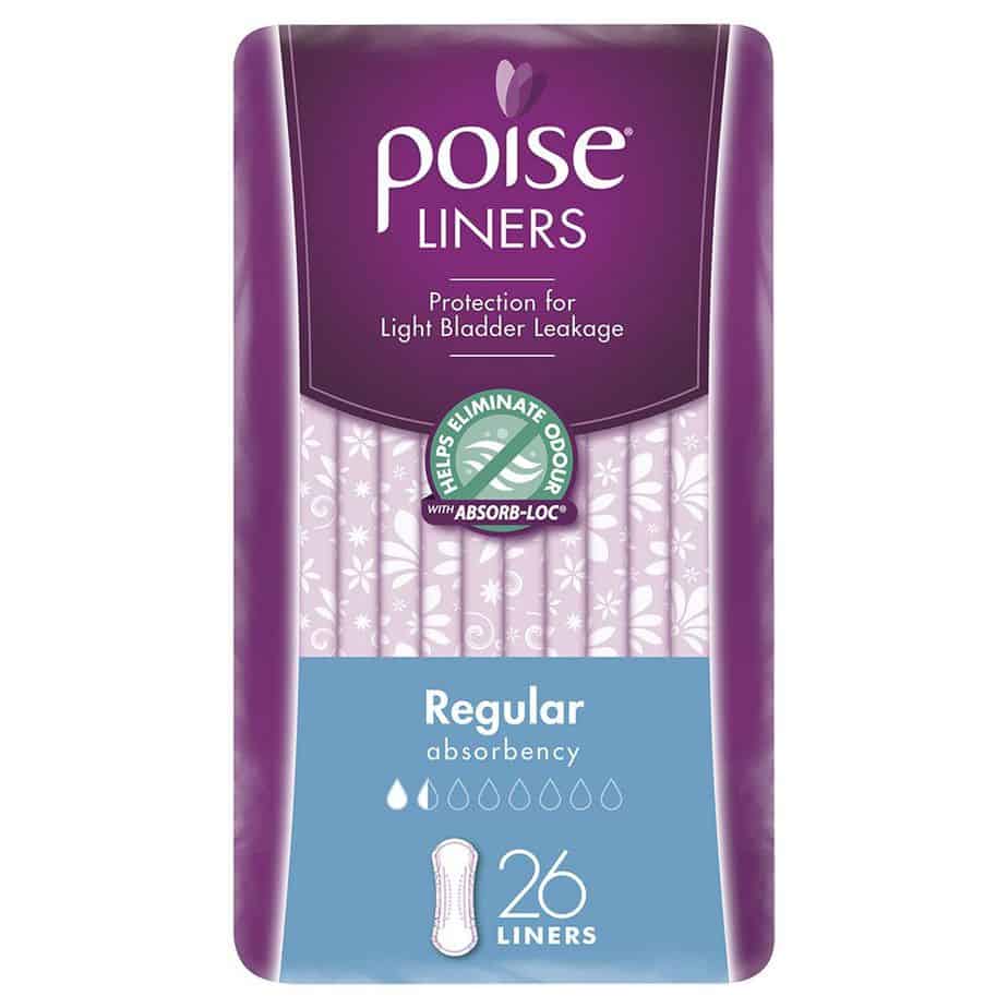 Poise Liners Regular 26s-1996