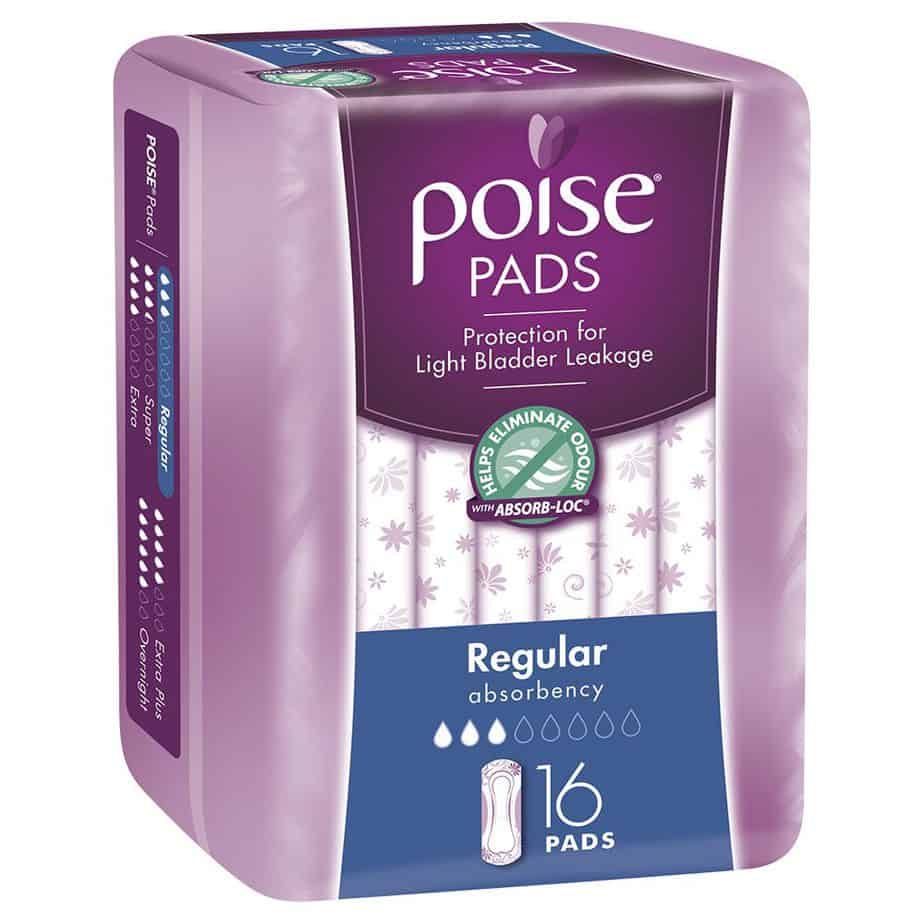 Poise Pads Regular 16s - Shipper-1965