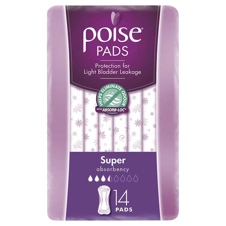 Poise Pads Super 14s-1989