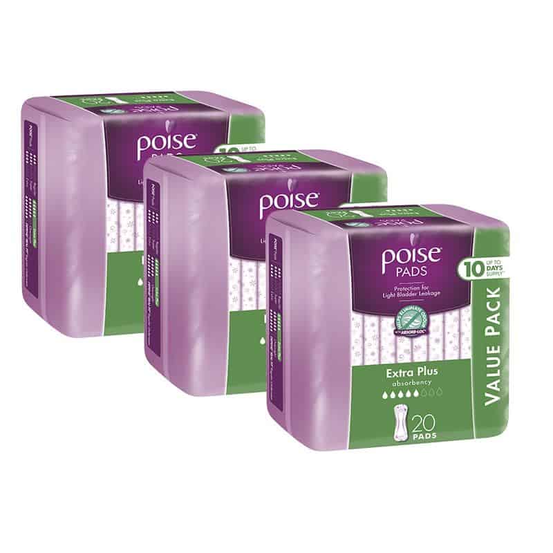 Poise Pads Extra Plus 20s Value Pack - Shipper-0