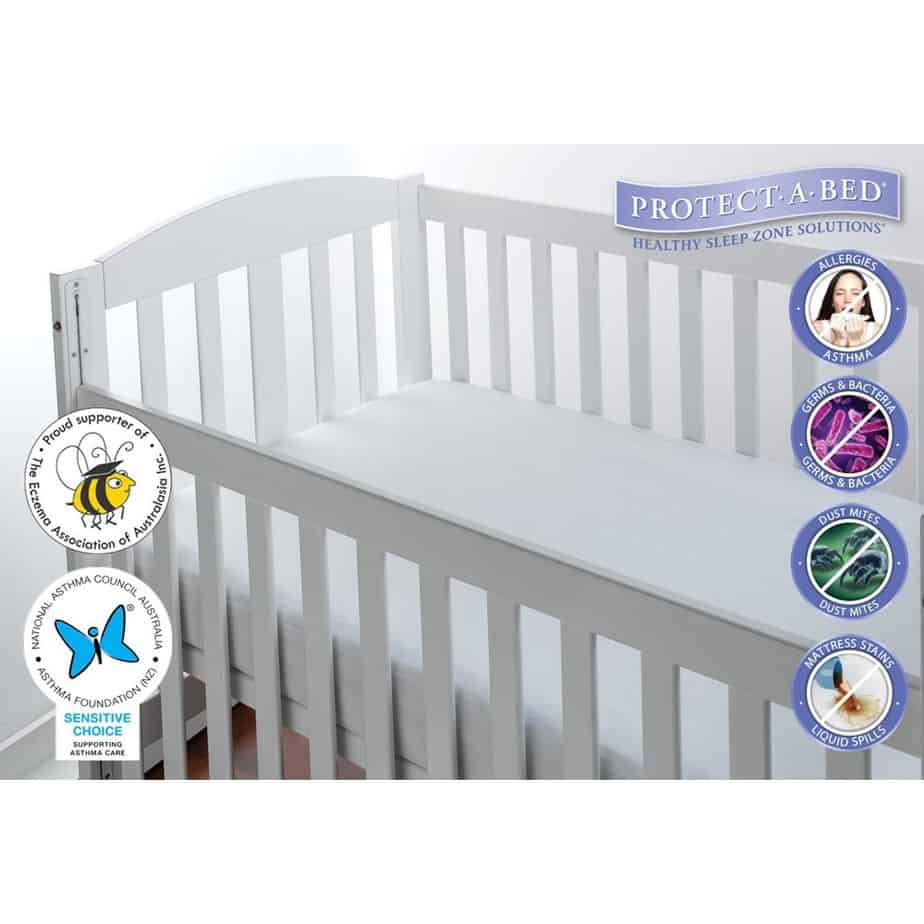 Protect A Bed Cotton Quilted Universal Fitted Cot-0
