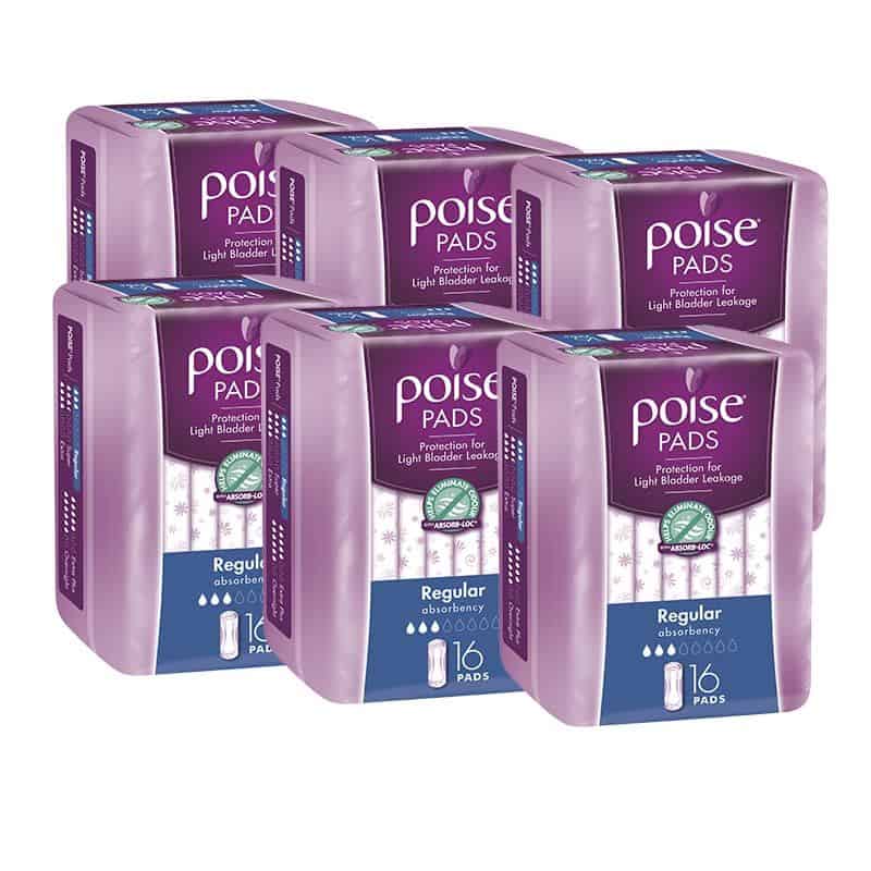 Poise Pads Regular 16s - Shipper-0
