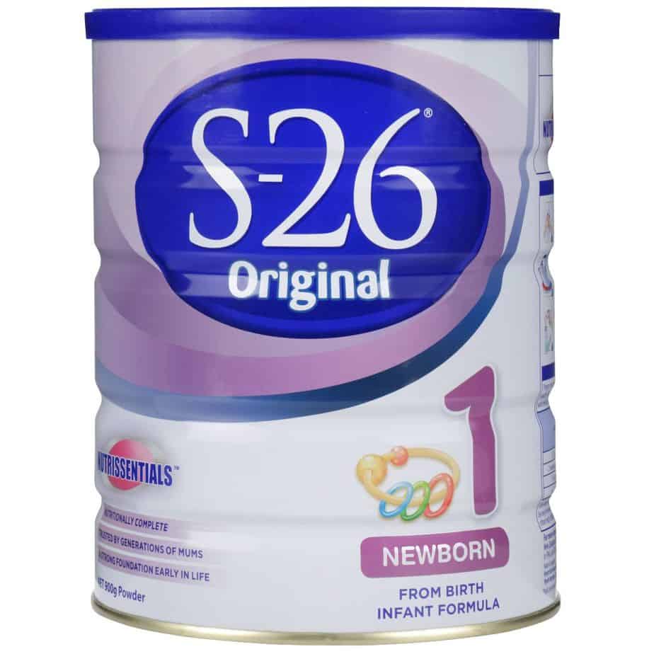 S-26 Baby Formula Original Newborn (Stage 1) 900g-0