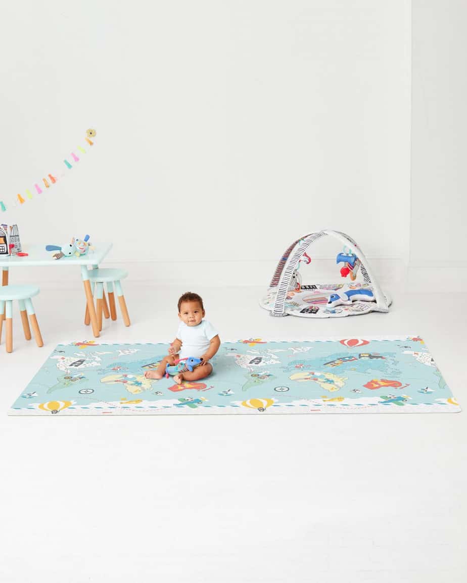 Skip Hop Doubleplay Reversible Playmat Little Travelers-11932