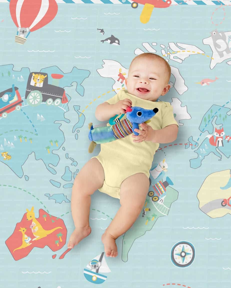 Skip Hop Doubleplay Reversible Playmat Little Travelers-11936