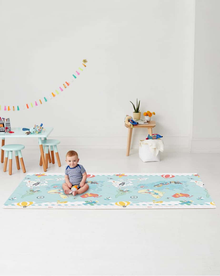 Skip Hop Doubleplay Reversible Playmat Little Travelers-11938