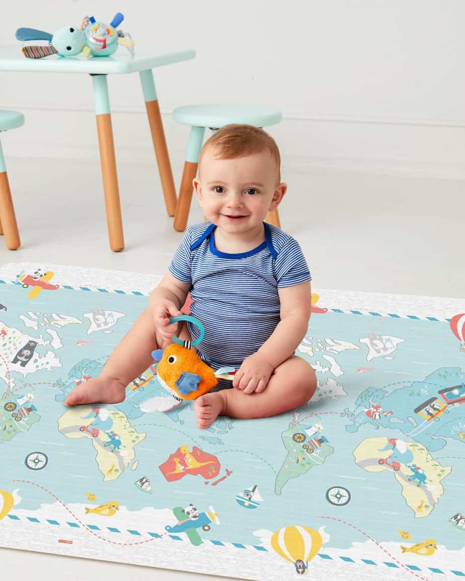 Skip Hop Doubleplay Reversible Playmat Little Travelers-11939