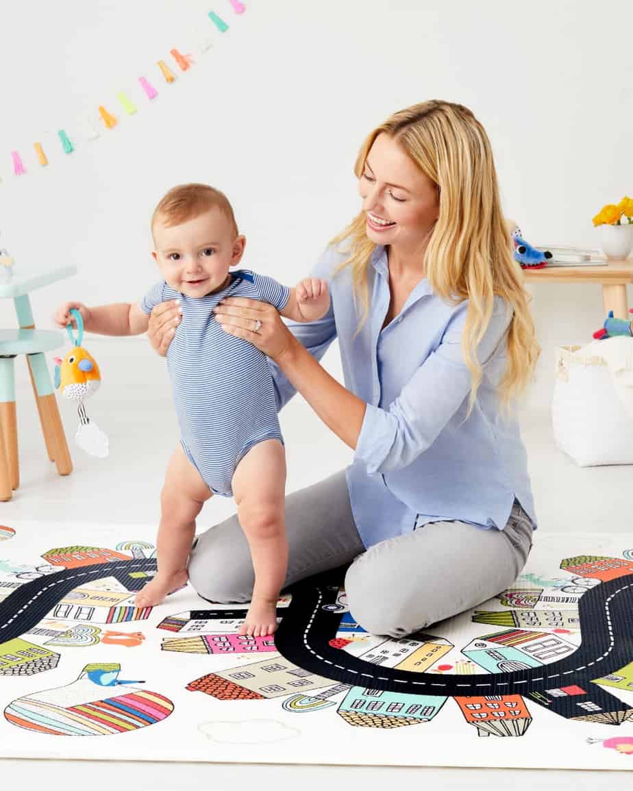 Skip Hop Doubleplay Reversible Playmat Vibrant Village-11875