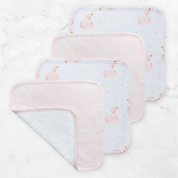 4033925-4pk-swan-princess-facewashers-web-grande