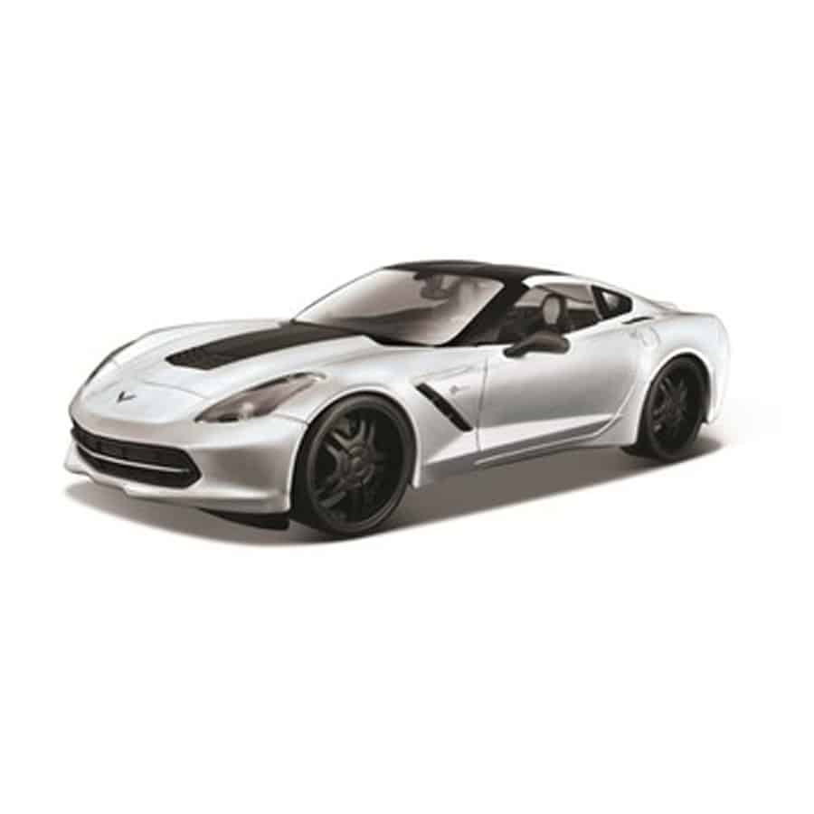 Maisto-maisto-design-2014-corvette-stingray-silve