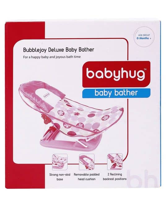 Baby Bubble Joy Deluxe Baby Bather - Sky Blue-5580